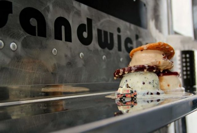 Ice cream + cookies + Frank Lloyd Wright 