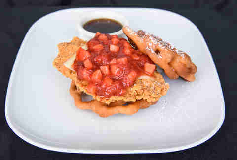 Funnel Cake Chicken Sandwich
