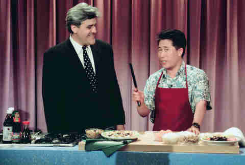 Martin Yan and Jay Leno