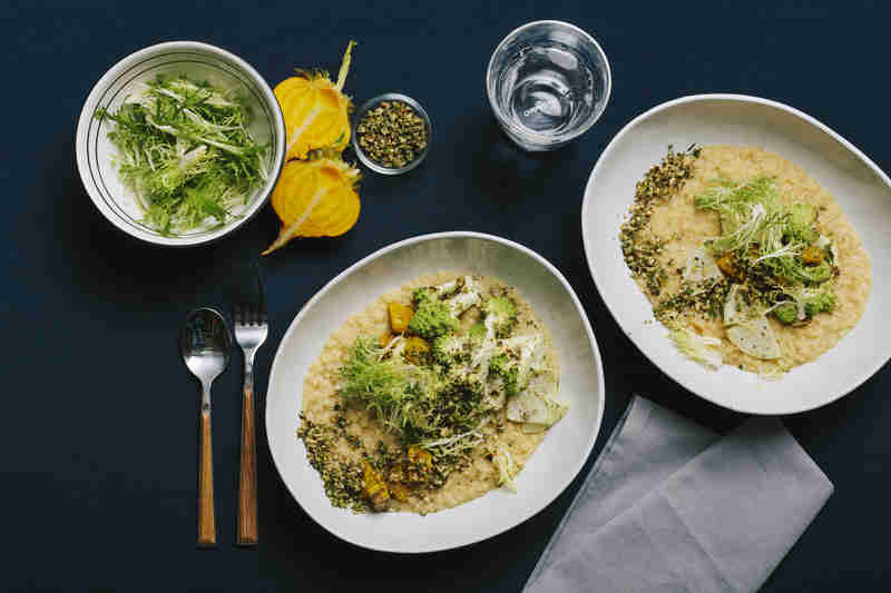 White Lentil Risotto