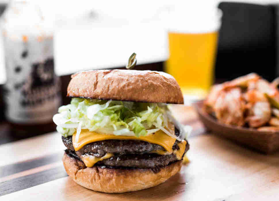 artisan meat share burger