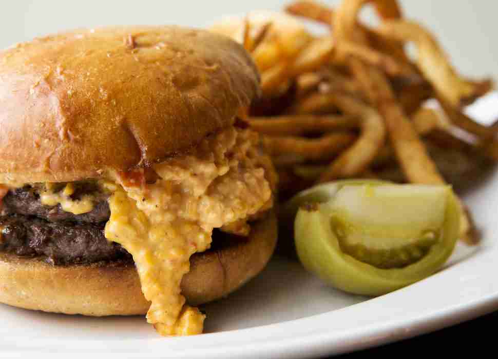rhubarb burger