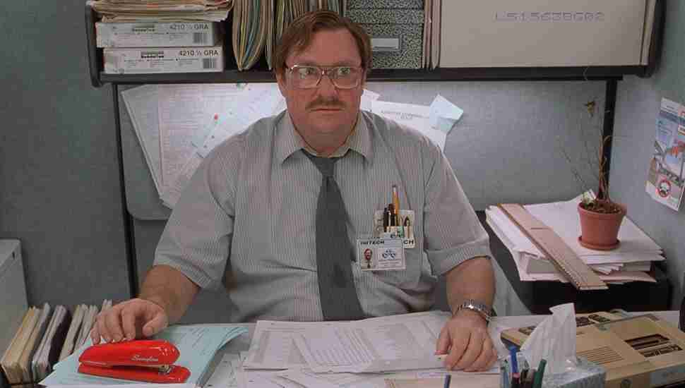 the red stapler