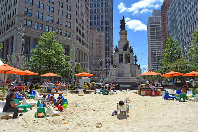 Campus Martius Beach