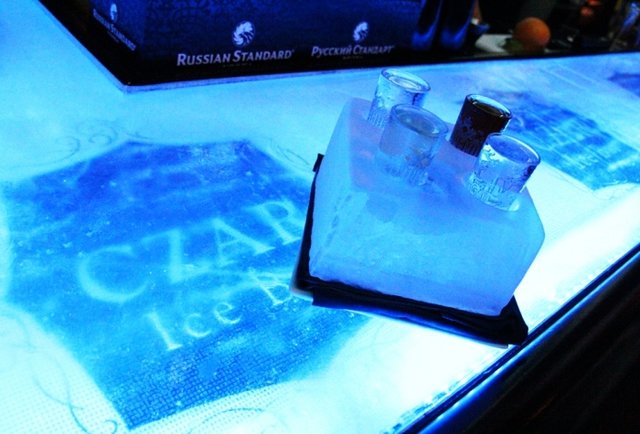 From Russia, with ice. And sushi. And hella vodka.