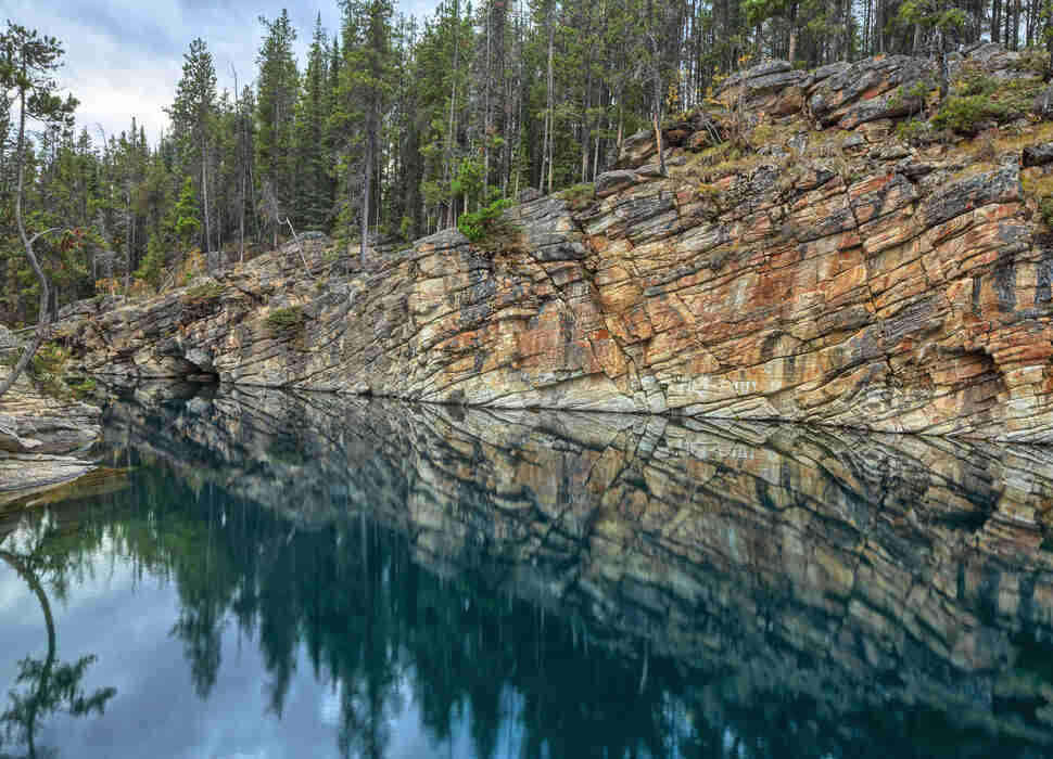 Horseshoe Lake, Jasper National Park, Alberta, Canada