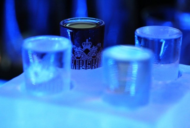 From Russia, with ice. And sushi. And hella vodka.