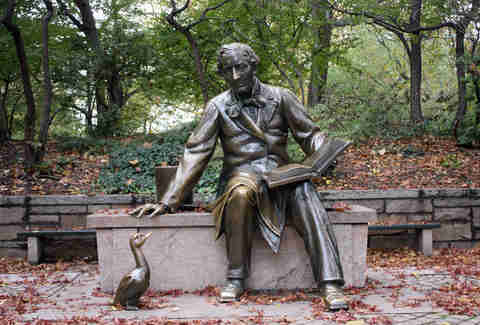 hans christian anderson statue