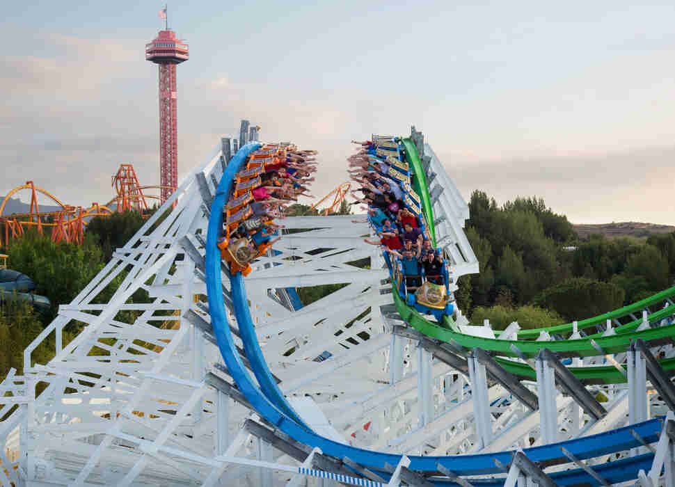 twisted colossus rollercoaster
