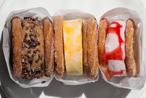 churro ice cream sandwich
