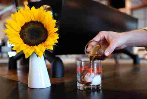 lemon blueberry affogato