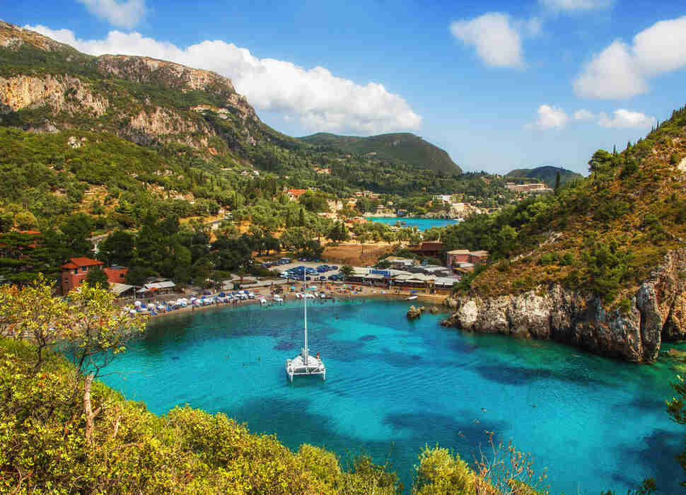 Paleokastritsa, Corfu, Greece