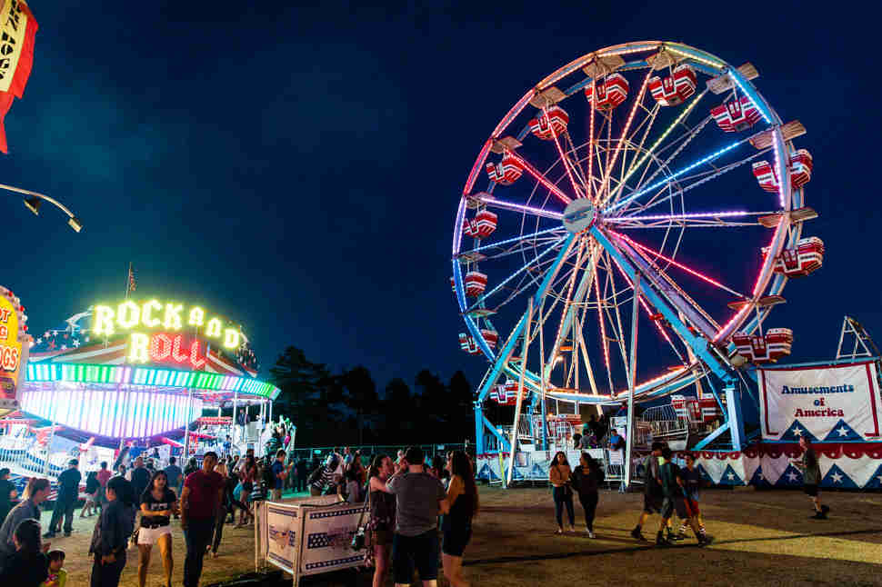 amusement park ferris wheel