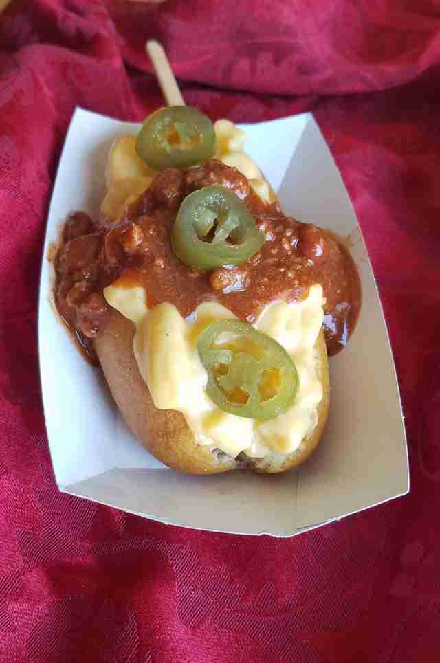 corn dog split