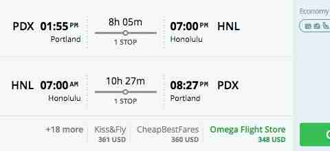 cheap flights to Hawaii