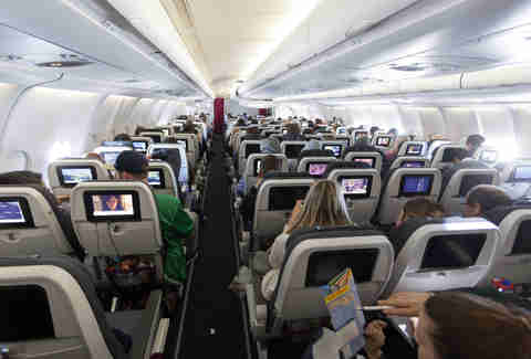 passengers on a plane