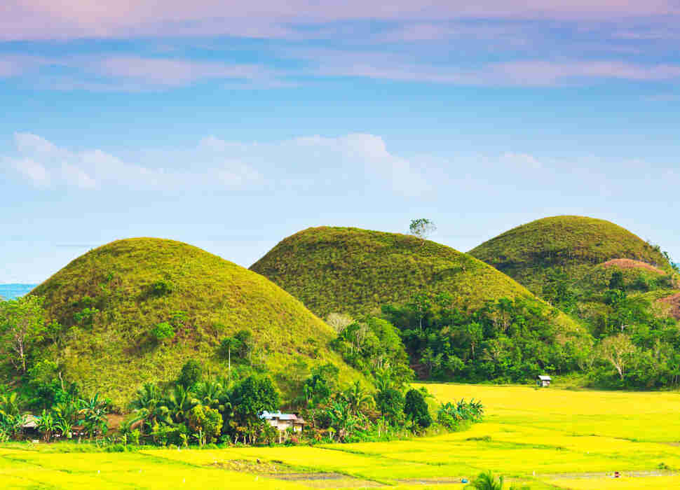 The Chocolate Hills. Bohol, Philippines