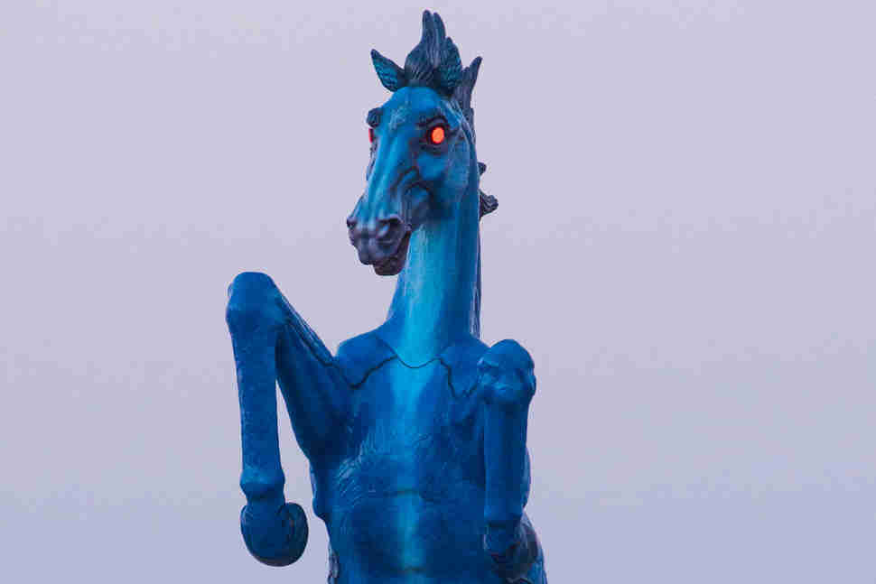 denver airport horse