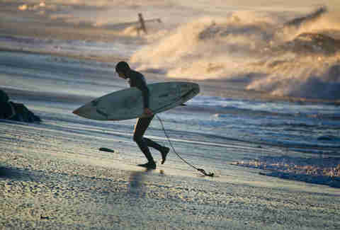 Surfer in San Diego