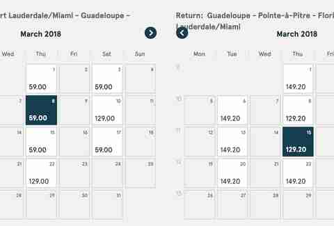cheap flights to Caribbean