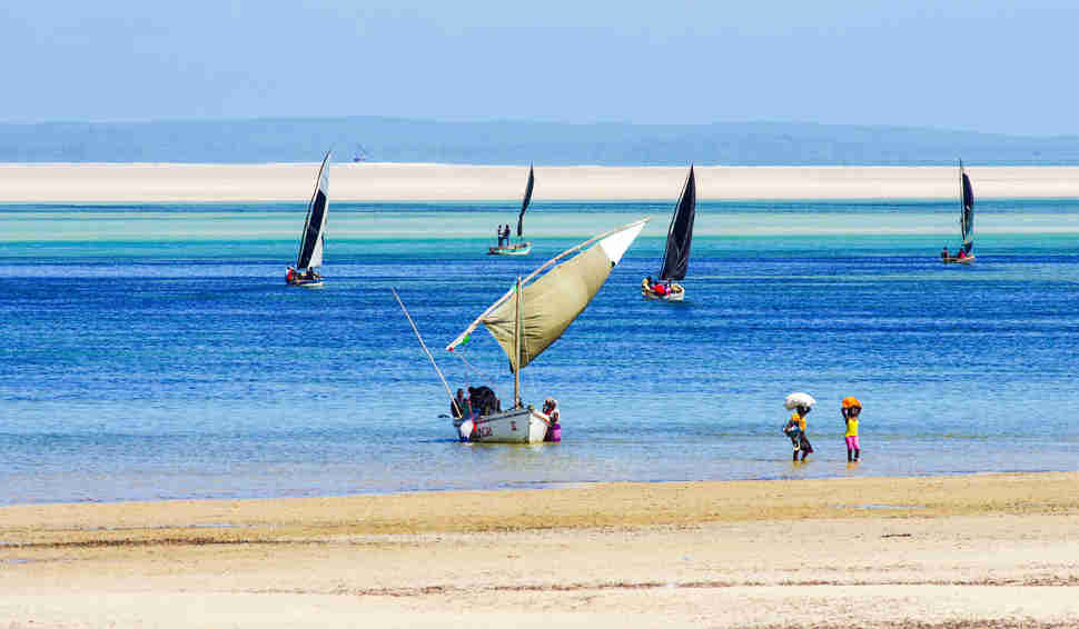 coastline of Mozambique