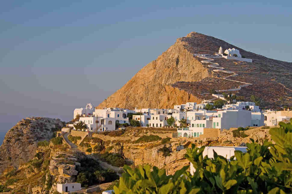 Chora on Folegandros island, Greece