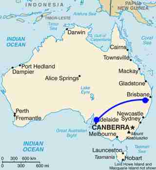 Map of Australia