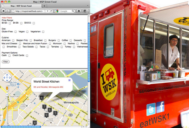 Scouring the streets, finding the foods