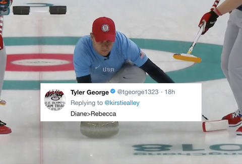 curling feud kirstie alley