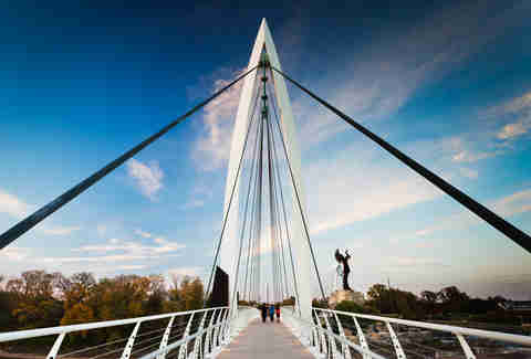 Keeper of the Plains footbridge