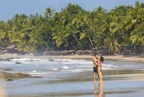 couple on the beach