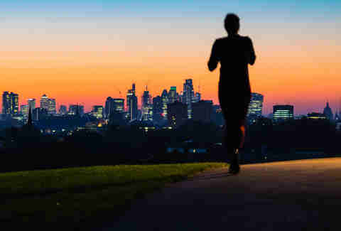 woman running