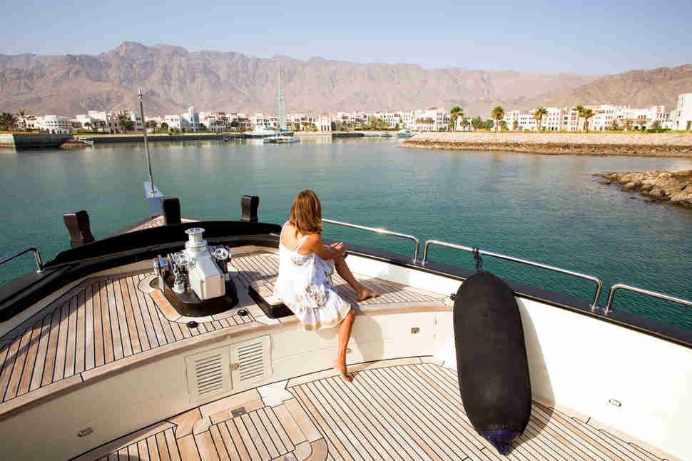 girl on boat