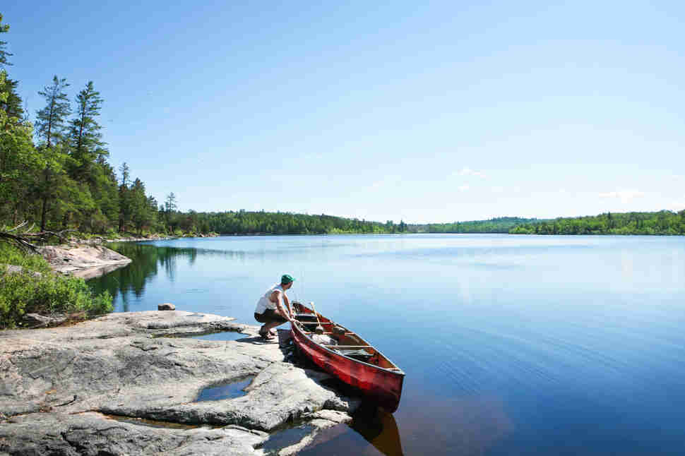 Fishing on Wilderness Lake