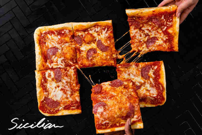 Sicilian pizza