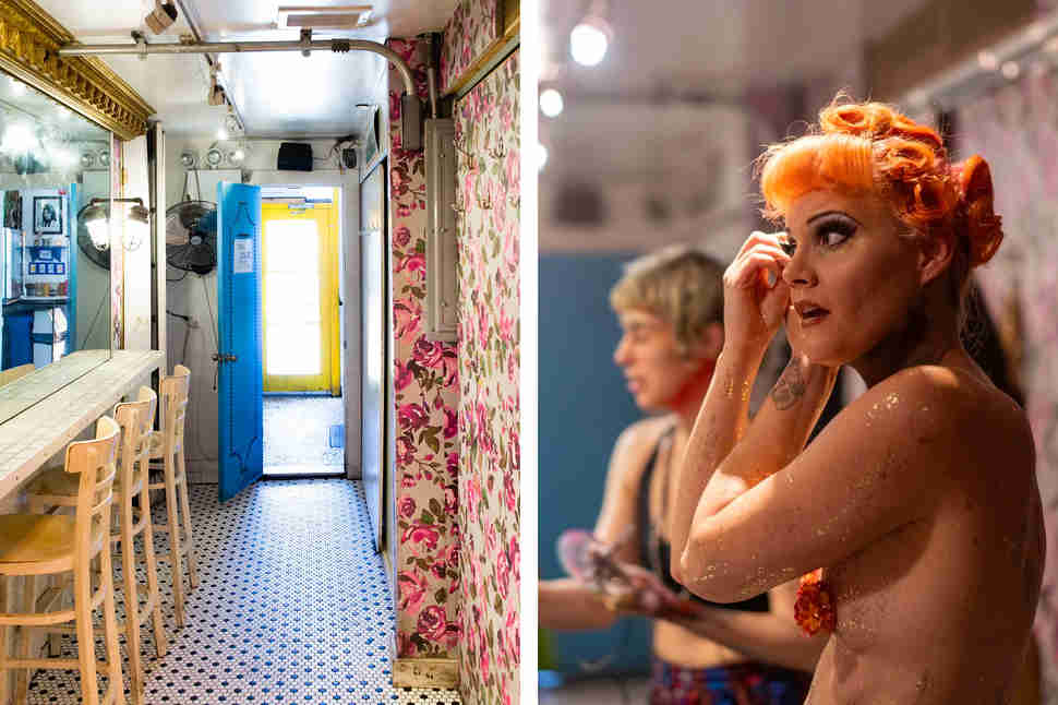 Performers Prepare backstage