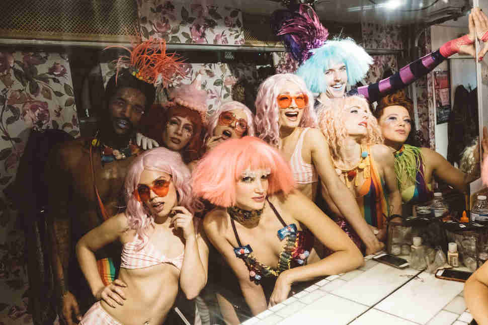 Backstage at House of Yes