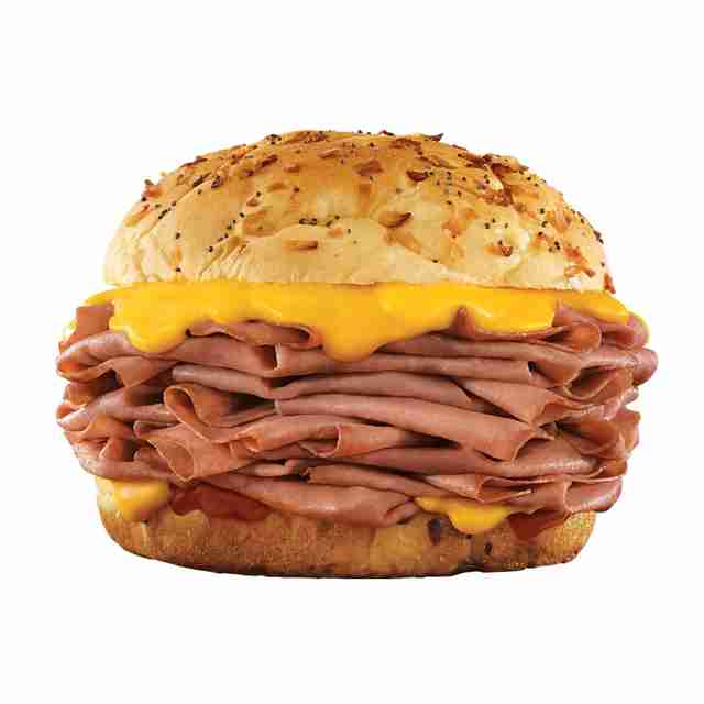 Arby's beef and cheddar