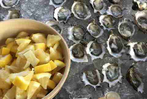 EaT: An Oyster Bar, Portland, Oregon oysters and lemons