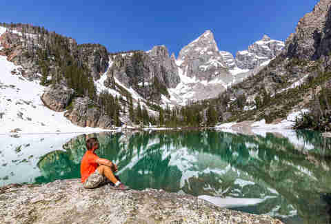 Delta Lake, Grand Teton National Park, Wyoming, USA