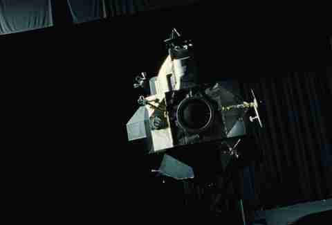 first man lunar module