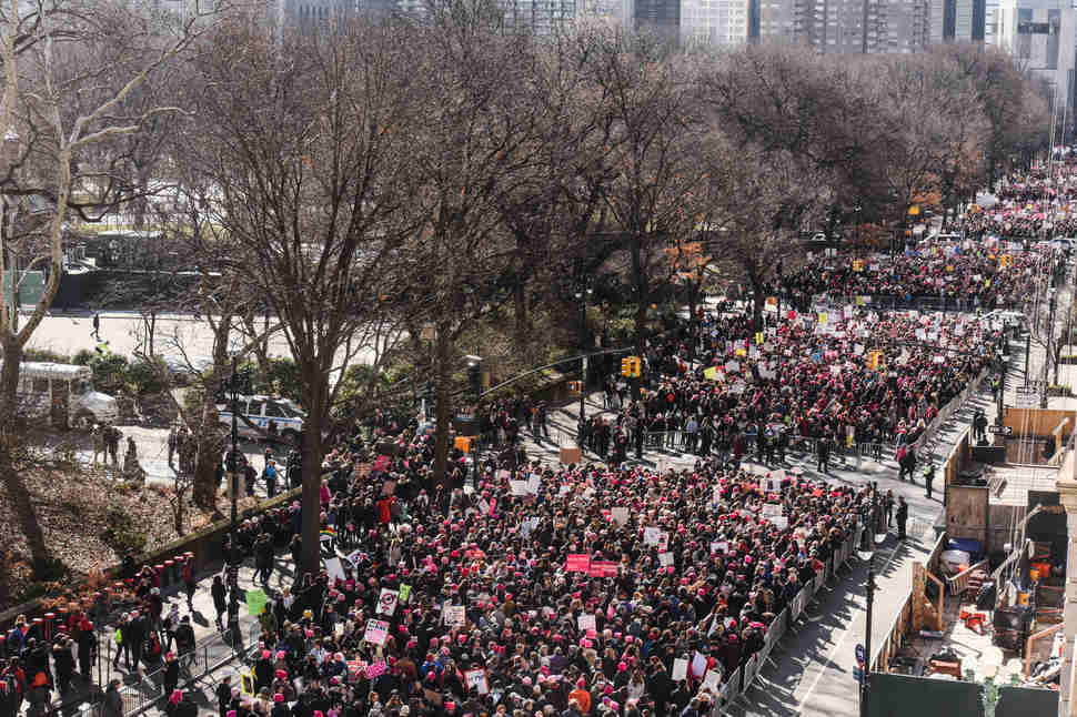 women's march line up