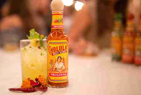 pineapple Cholula hot sauce