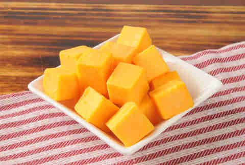 cubed cheddar