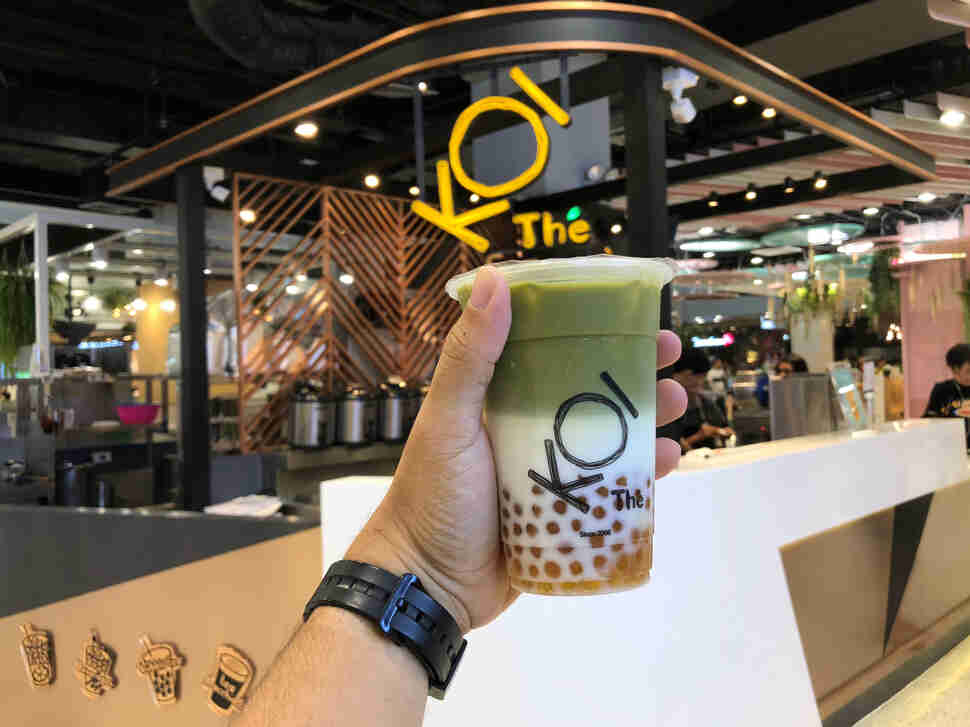 koi boba milk tea in thailand