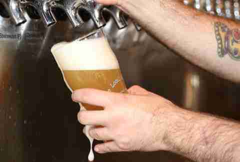 The Local Peasant beer tap