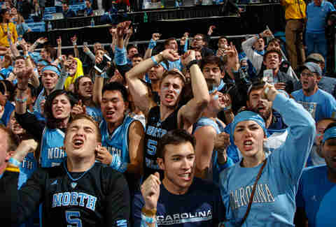 unc basketball fans