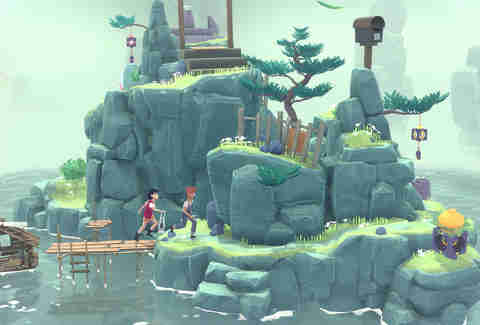 the gardens between