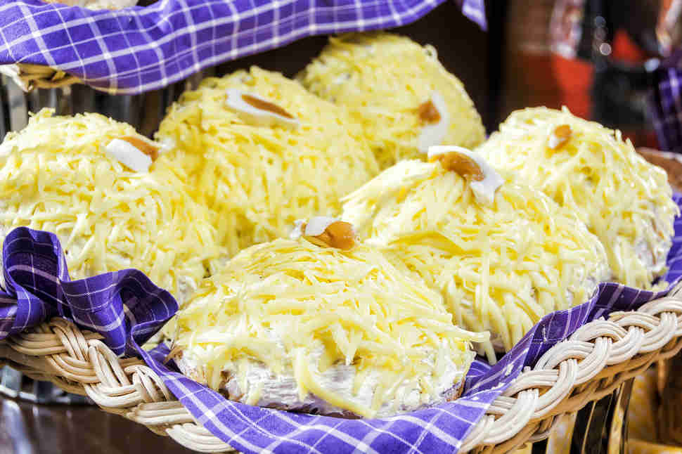 Ensaymadas filipino cheesy bread