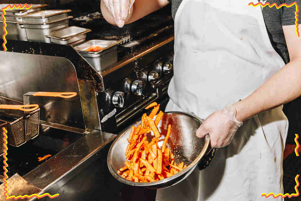 Vasquez salting vegetables